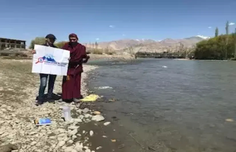 Monks on a mission against depleting water sources in Ladakh