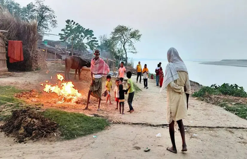 Childhood swept away by the Ganges