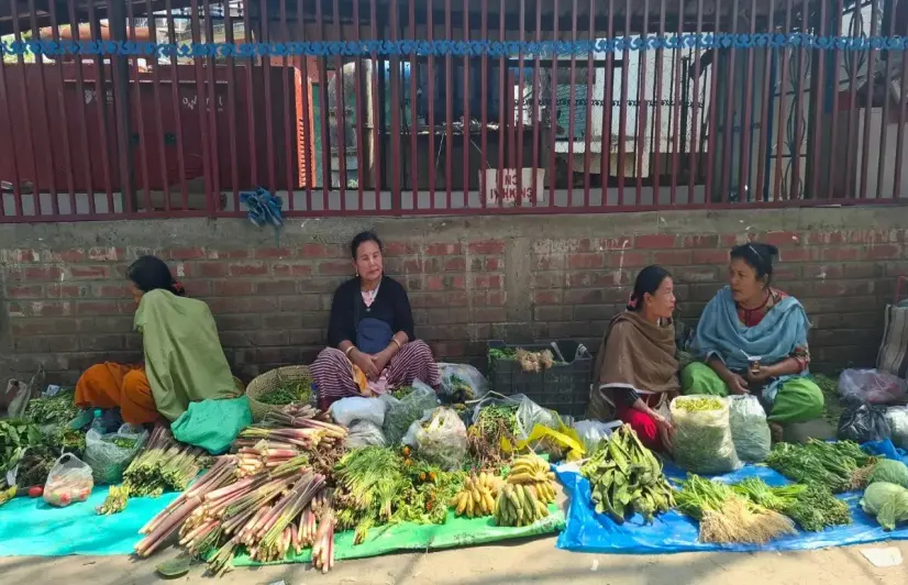 Around Imphal's women's market, heat and conflict are pushing vendors to the edge