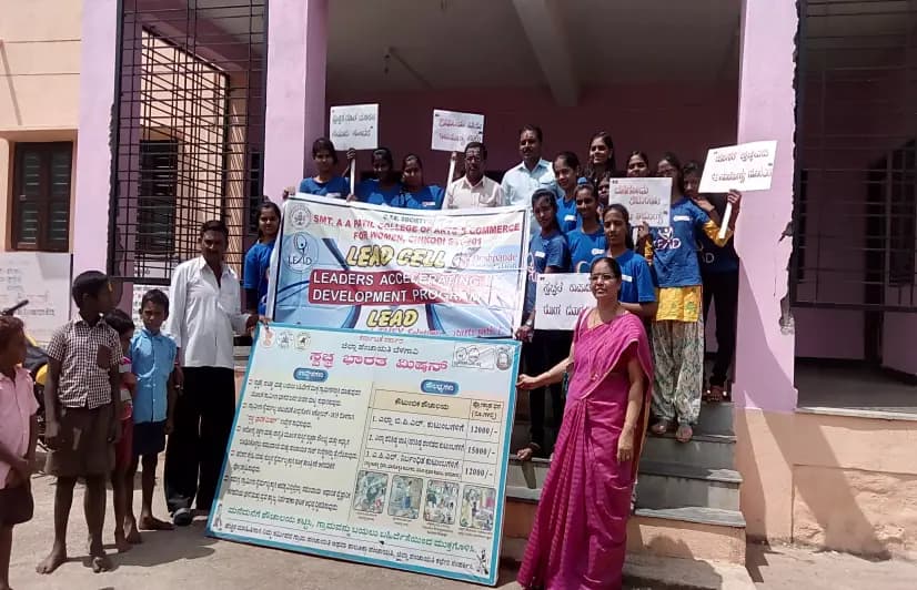 Girls of chikkodi train their taluk to be free of open defecation