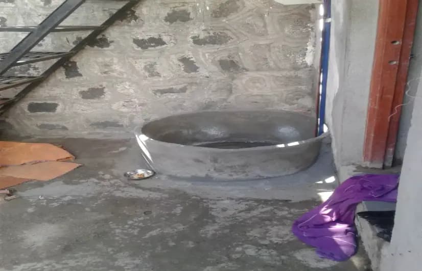 With no money in hand, a family of four dig well in their backyard to mitigate water crisis