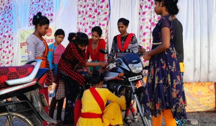 Tribal Women Puncture Stereotypes, Set Up Own Repair Shops In Madhya Pradesh