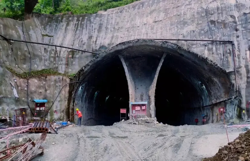 Char Dham rail tunnel leaves Uttarakhand village high and dry