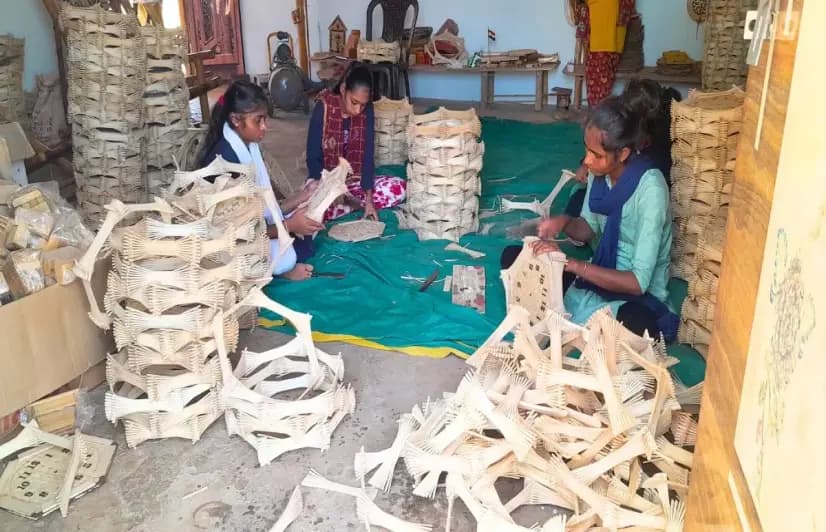 Pandemic-stricken villagers revive bamboo art with NGO help in Madhya Pradesh