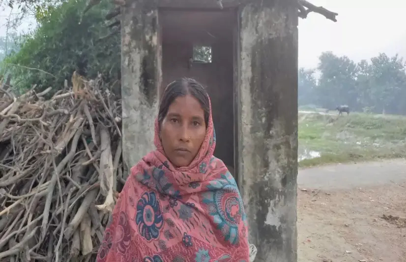 Toilets are crumbling units in many villages of Uttar Pradesh's Sitapur