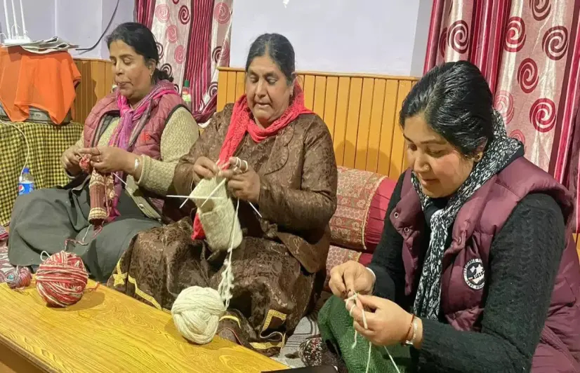 Knitting their way to self-empowerment, Lahauli style