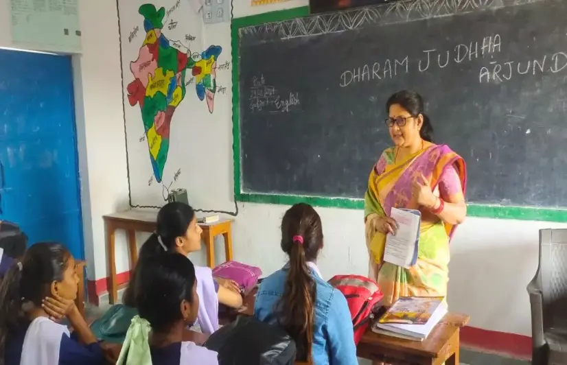 A teacher who writes poems, creates Mithila paintings ingrains quest for education in students of Bihar