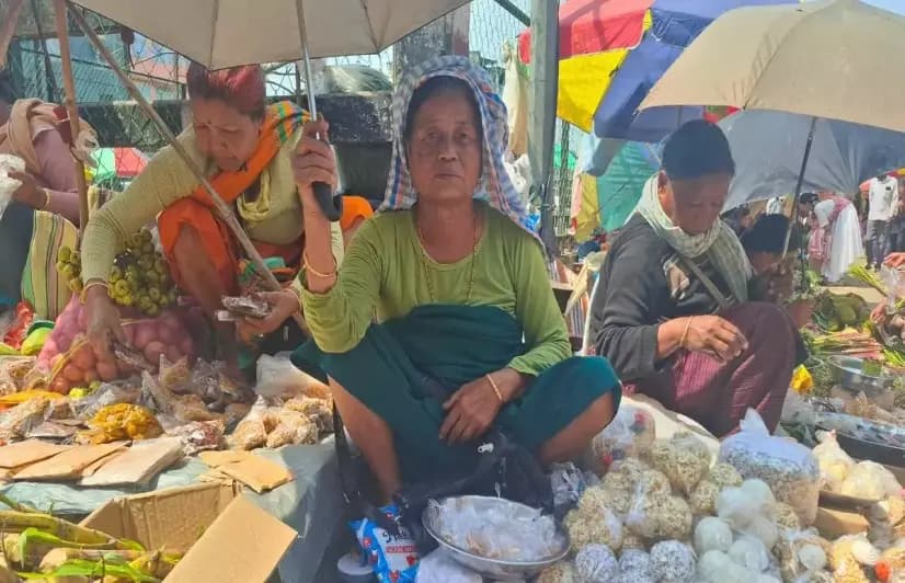 Around Imphal’s Women’s Market, Heat And Conflict Are Pushing Vendors To The Edge